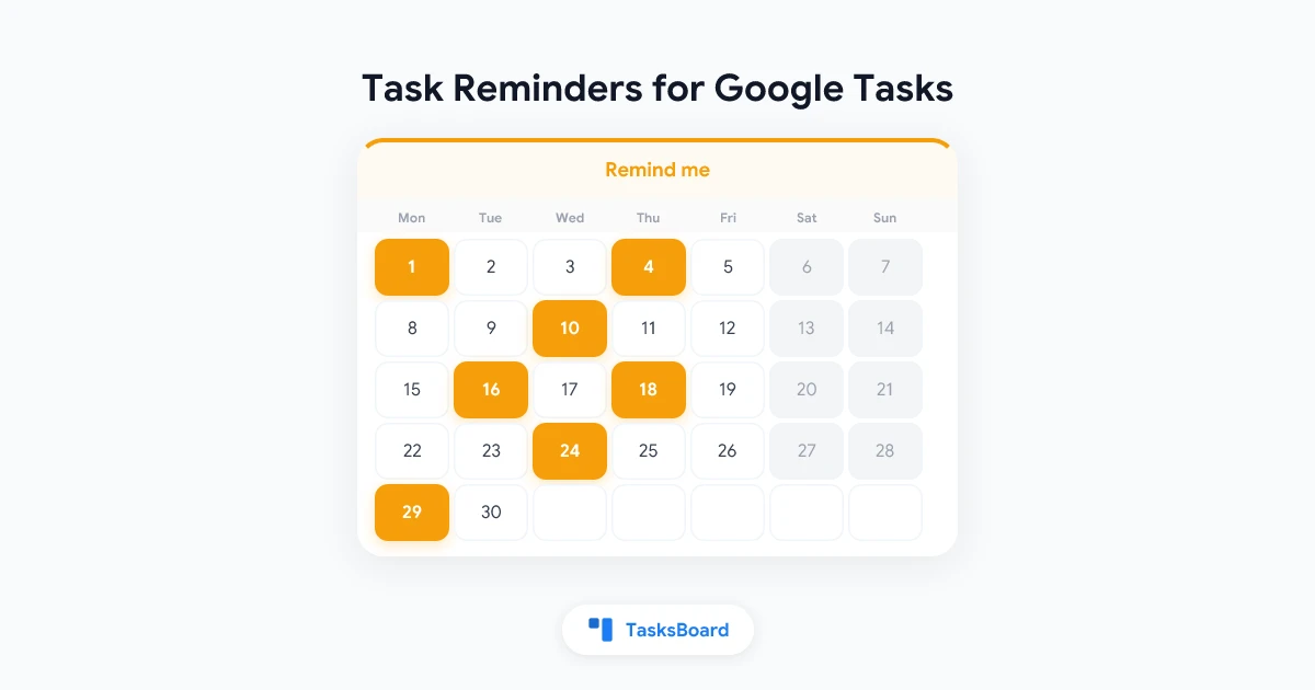 Task Reminders for Google Tasks: Push and Email Before a Task Is Due