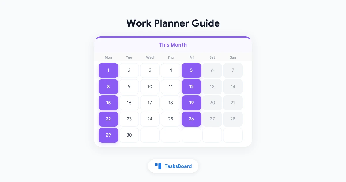 Work Planner: come organizzare le attività lavorative ogni giorno per la massima produttività