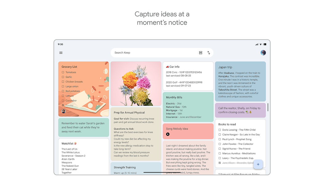 Subtasks — right column screenshot