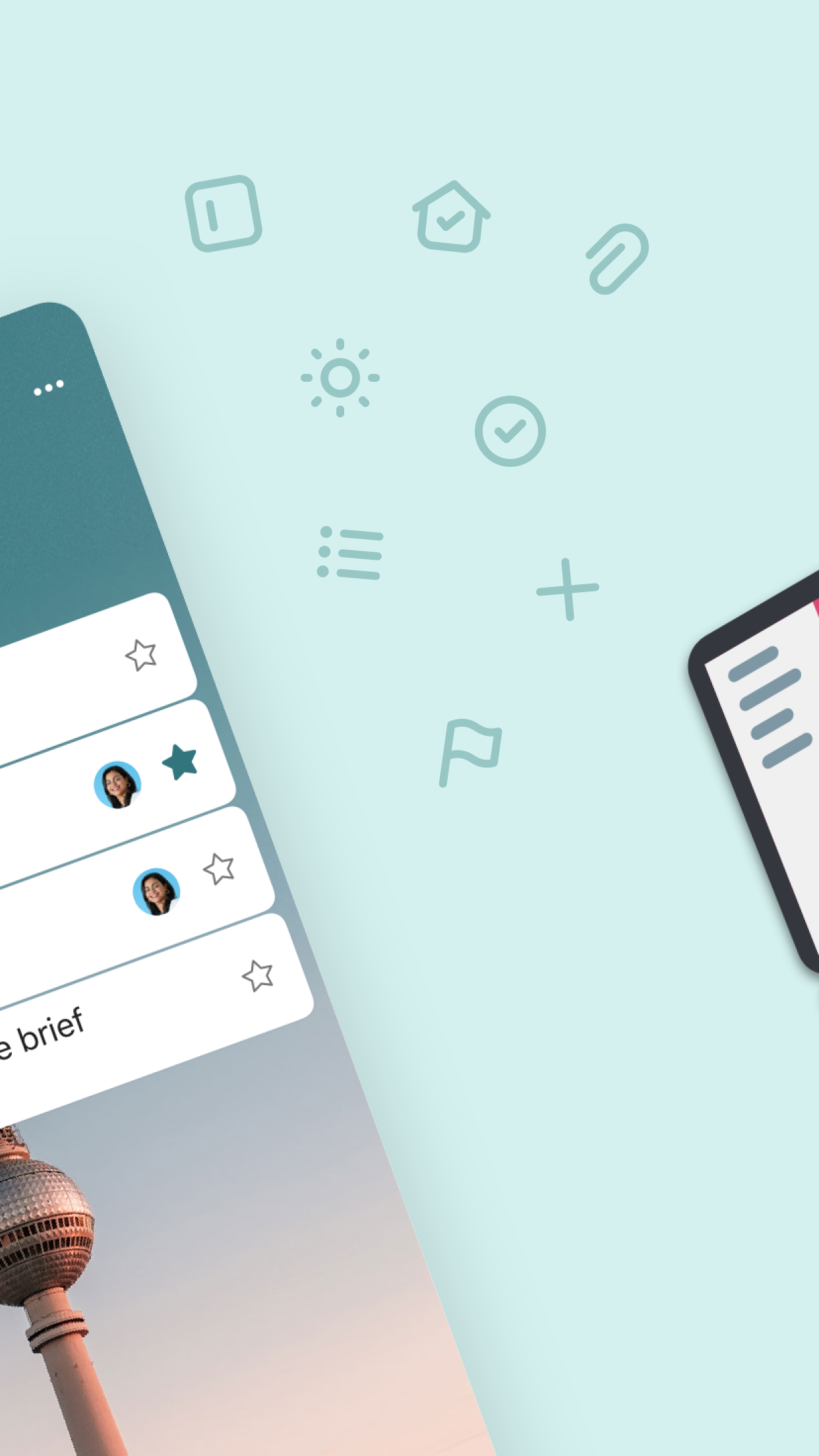 Calendar sync, right column screenshot