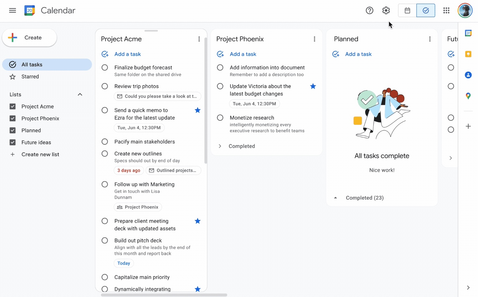 Defined roles — left column screenshot