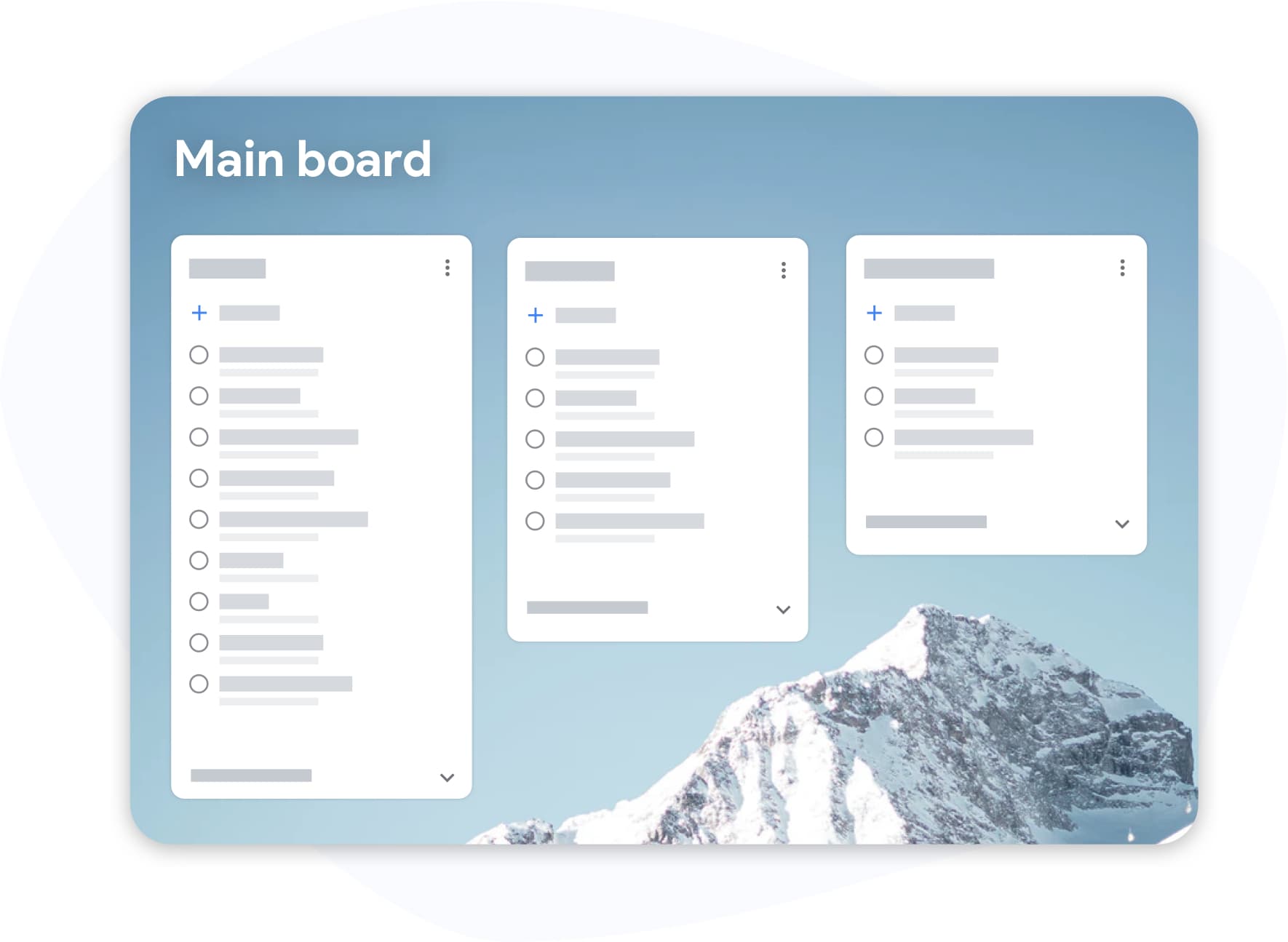 TasksBoard Desktop app Tasks