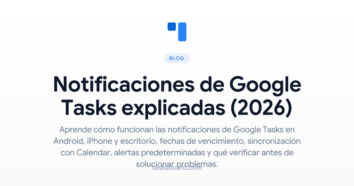 Google Tasks Notifications Explained (2026)