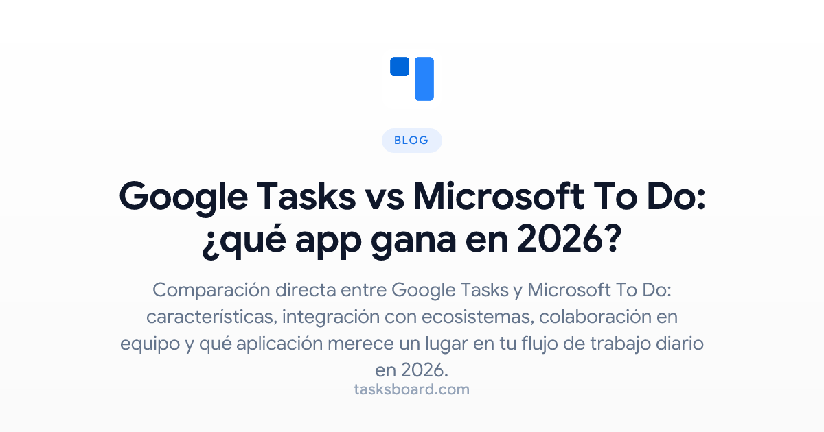 Google Tasks vs Microsoft To Do: ¿Qué aplicación de tareas gana en 2026?