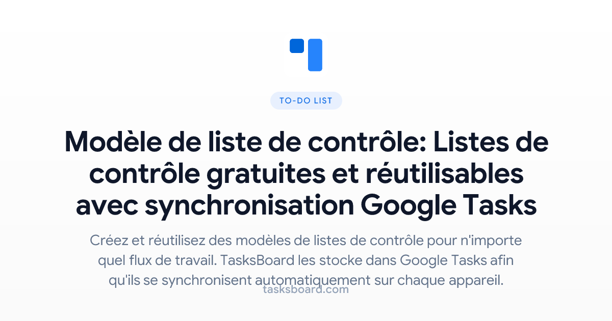 Hectek Task Modèle de liste de contrôle: Listes de contrôle gratuites et ...
