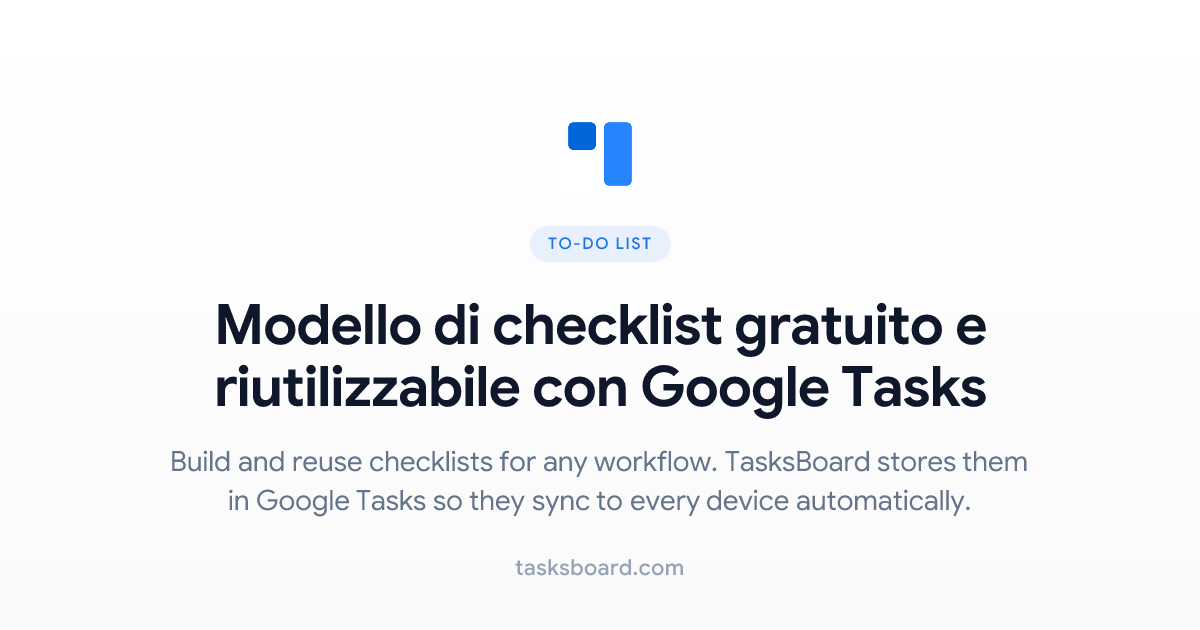 Modello Check List Modello di checklist: Checklist gratuite e riutilizzabili con ...